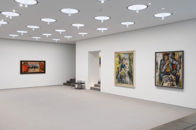 Exhibition view ‛Kosmos Ost. Art in the GDR 1949–89. Works from the Dresden Albertinum’, Ernst Barlach Haus Hamburg