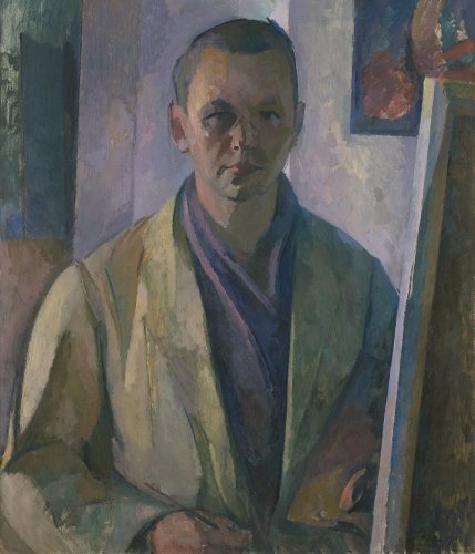 Franz Nölken: Self-portrait at the Easel, 1913
