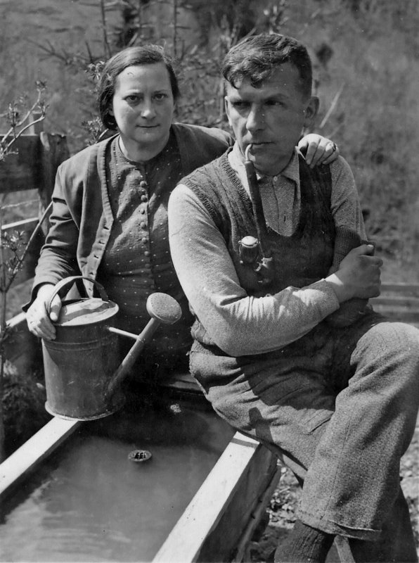 Werner Scholz mit seiner Frau Ursula in Tirol, um 1940, Foto: Archiv Werner Scholz, Hamburg